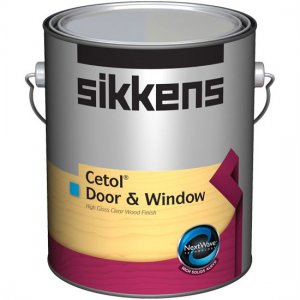 Sikkens Cetol Door and Window - Exterior Wood Finish - Clear Satin, 1 Quart