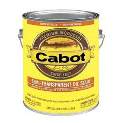 Cabot 0300 - Exterior Wood Stain - Semi Transparent Colors, 1 Gallon