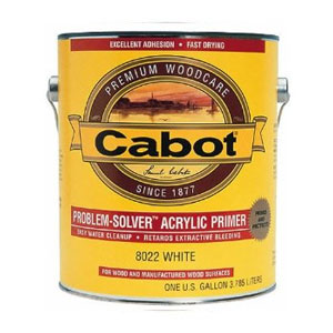 Cabot Problem Solver Wood Cleaner - Acrylic Primer, 1 Gallon - Click Image to Close