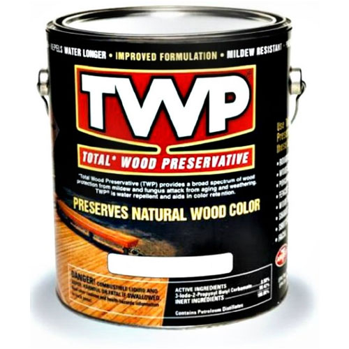 TWP® 100 Wood Preservative - Oil Stain, 1 Gallon, Semi-Transparent - 120 Pecan