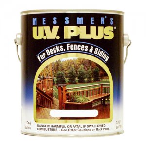 Messmer’s UV Plus, Premium Deck & Wood Stain, MC-500, Natural, 1 Gallon