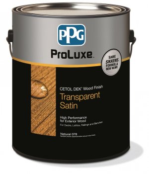 PPG Cetol DEK - Exterior Wood Stain Deck Finish, 1 Gallon, Satin - 078 Natural