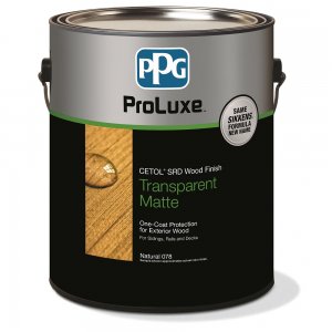 PPG Cetol SRD - Exterior Wood Stain Deck Finish, 1 Gallon, Matte - 045 Mahogany