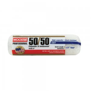 Wooster 50/50™ 9" Roller Cover 1/2" Nap - Case of 10