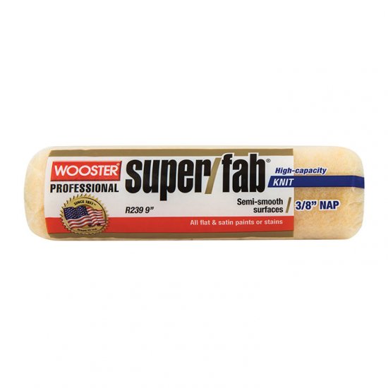 Wooster SUPER/FAB®9" Roller Cover 3/8" Nap - Case of 12 - Click Image to Close
