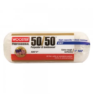 Wooster 50/50™ 9" Roller Cover 1" Nap - Case of 10