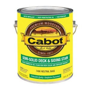 Cabot 1400 Semi Solid Deck Stain - Exterior Wood Finish, 1 Gallon - Deep Base Color Selection - Click Image to Close