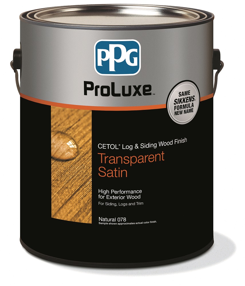 PPG Cetol Log & Siding - Exterior Wood Finish - 1 Gallon, Transparent Satin - 009 Dark Oak