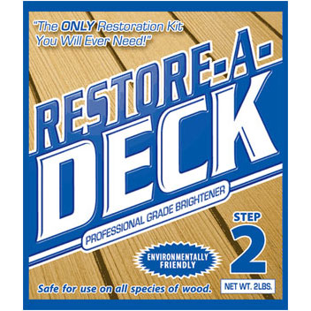 Restore A Deck Brightener - Wood Restoration - pH Balance - Click Image to Close