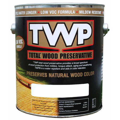 TWP® Wood Preservative Oil Stain, 1500 Series, 1 Gallon, Semi Transparent Colors - 1501 Cedar - Click Image to Close