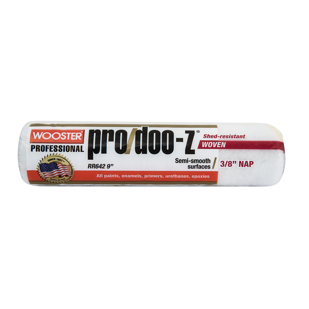 Wooster PRO/DOO-Z® 9" Roller Cover 3/8" Nap - Case of 12